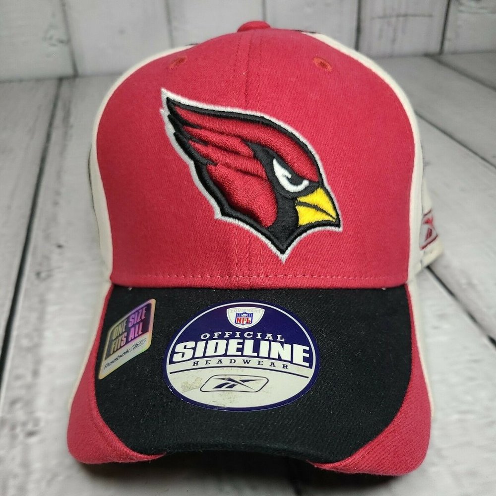 Arizona Cardinals Official Sideline Headwear Hat Cap OSFA Reebok
